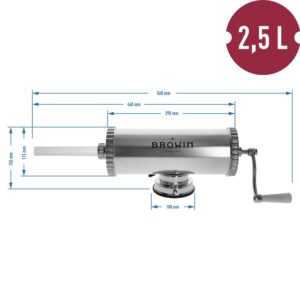 Rankinis horizontalus kimštuvas 2,5kg kaina internetu