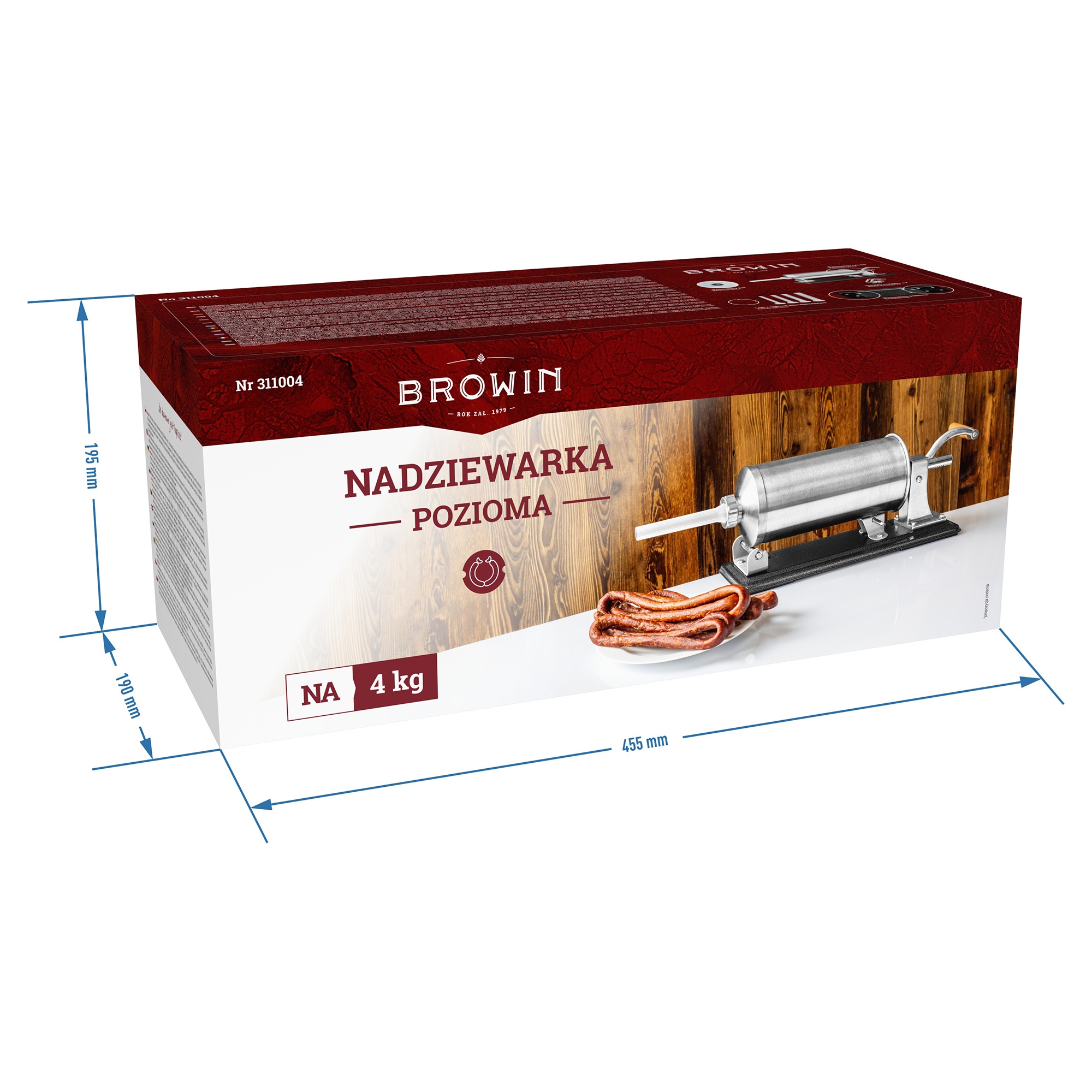 Rankinis horizontalus kimštuvas 4kg kaina internetu