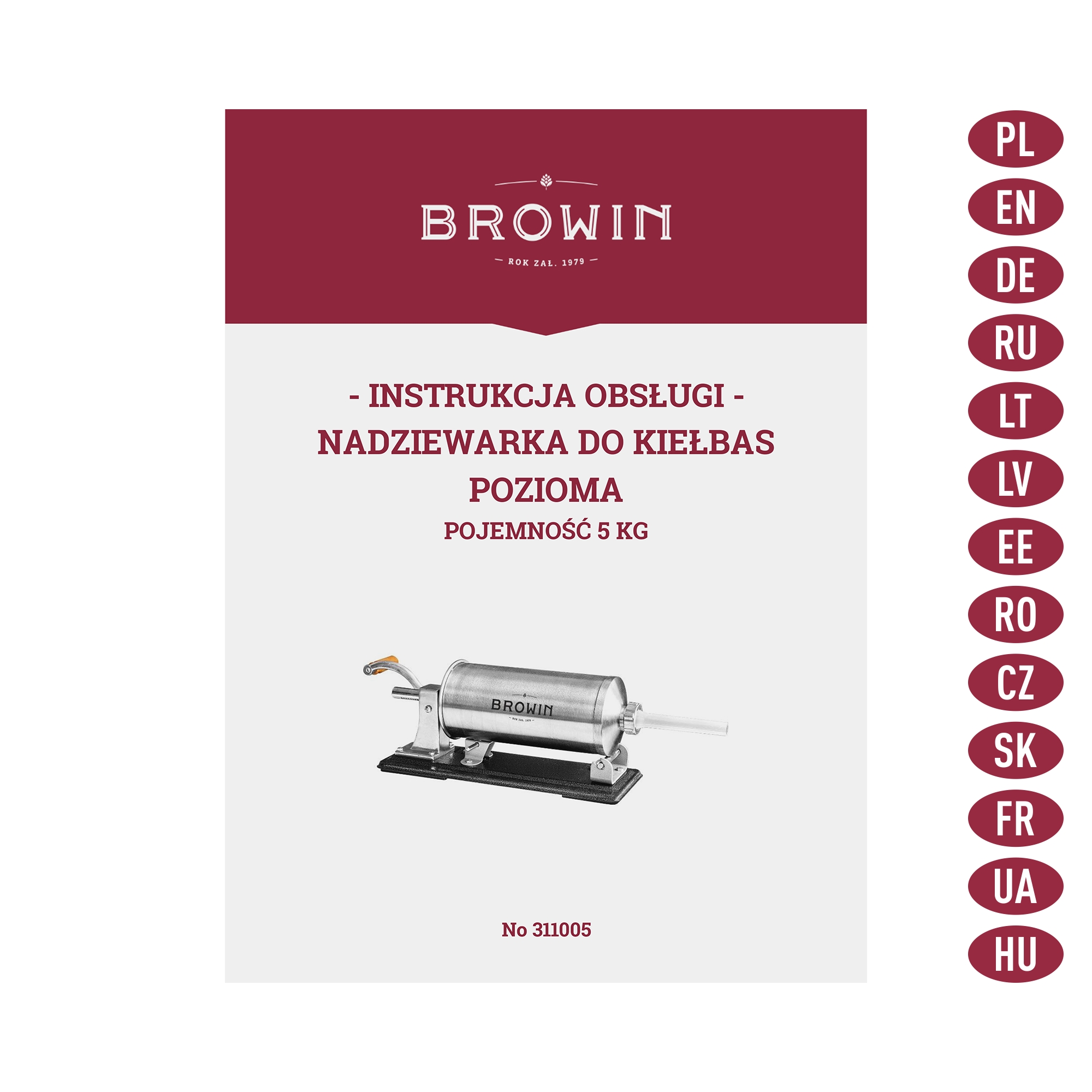 Rankinis horizontalus kimštuvas 5kg kaina internetu