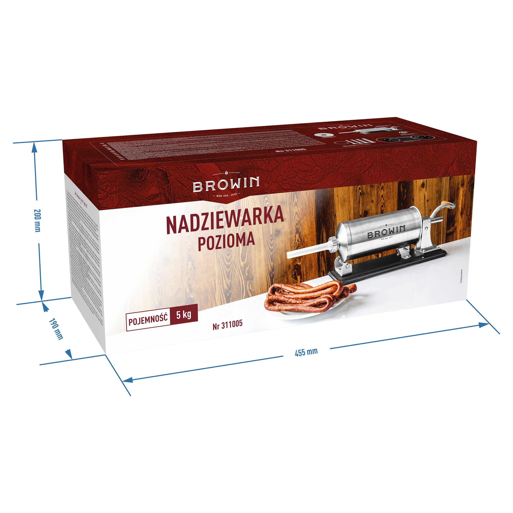 Rankinis horizontalus kimštuvas 5kg kaina internetu