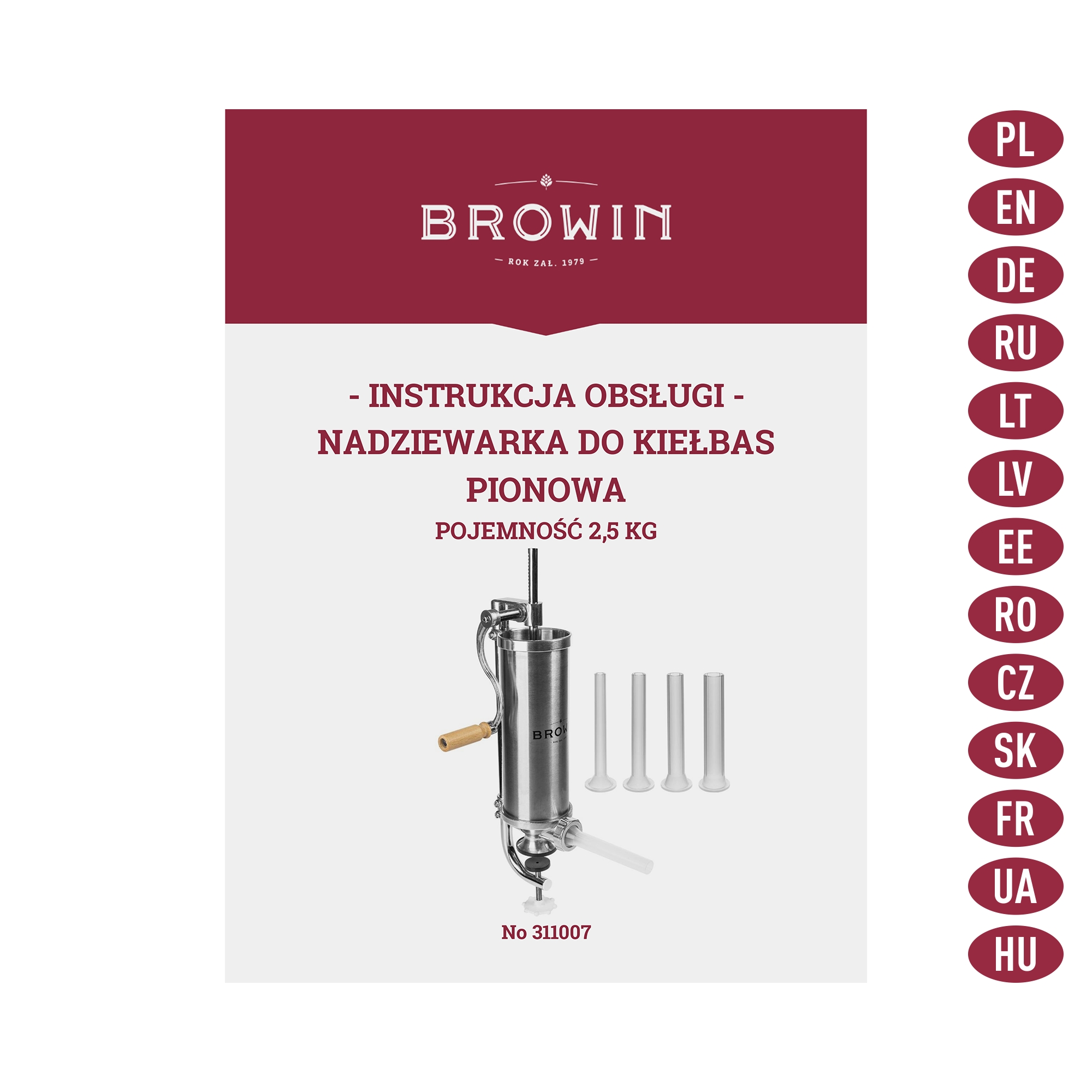 Rankinis vertikalus kimštuvas 2,5kg kaina internetu