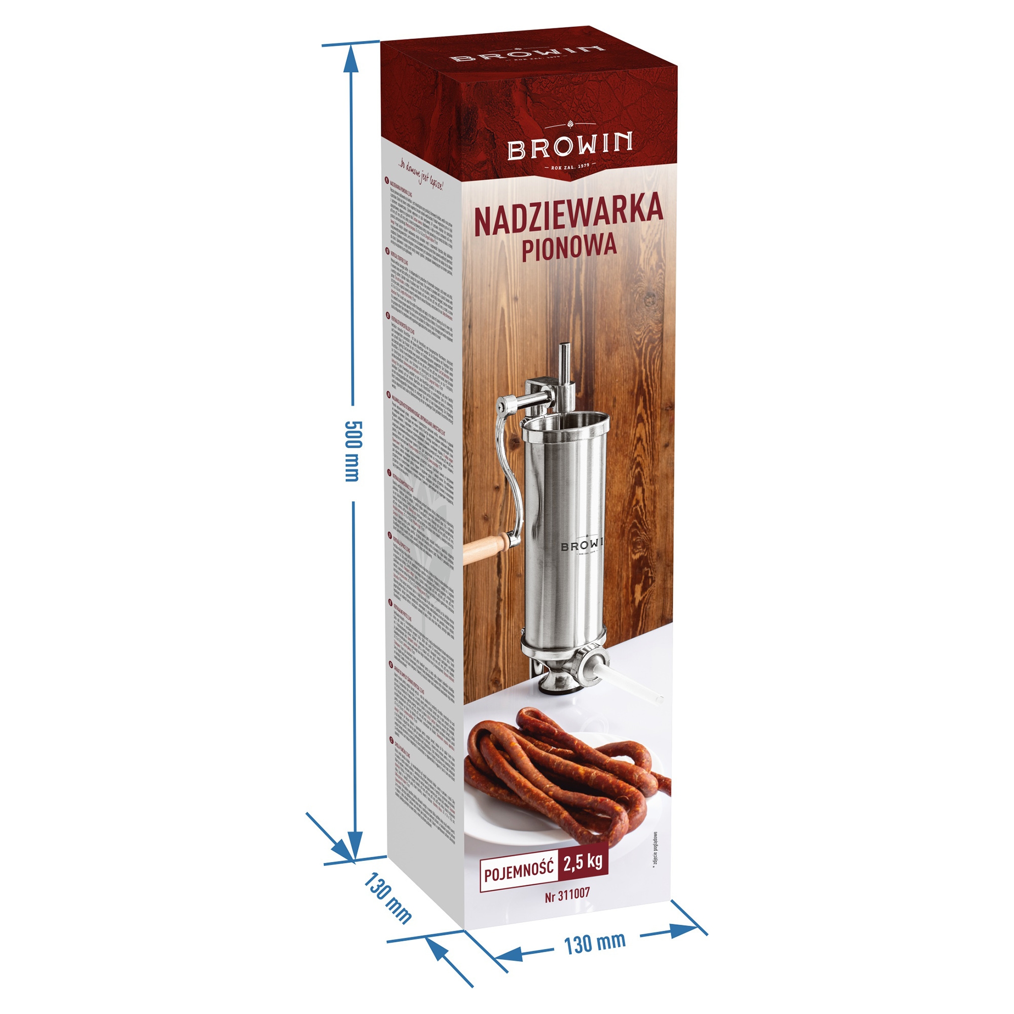 Rankinis vertikalus kimštuvas 2,5kg kaina internetu