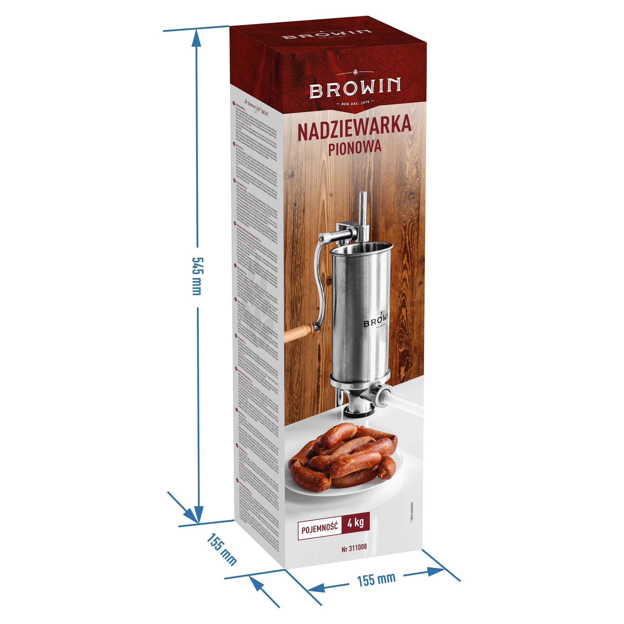 Rankinis vertikalus kimštuvas 4kg kaina internetu
