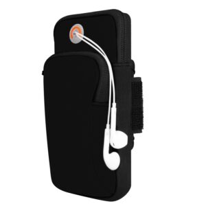 Rankos piniginė - telefono dėklas sportui - Juoda kaina internetu