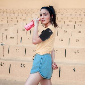 Rankos piniginė - telefono dėklas sportui - Juoda kaina internetu