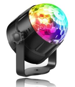 RGB LED disko kamuolys kaina internetu