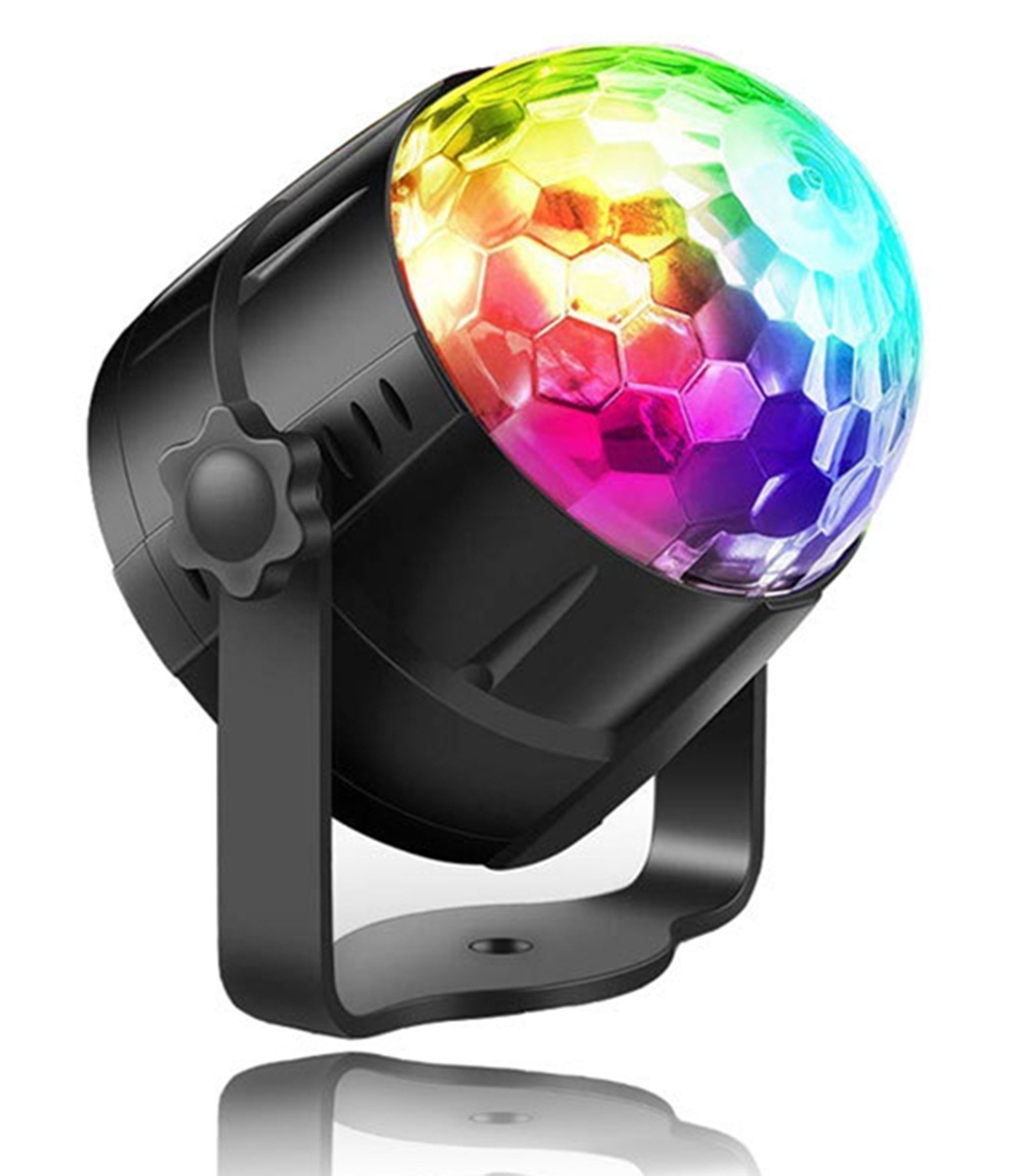 RGB LED disko kamuolys kaina internetu