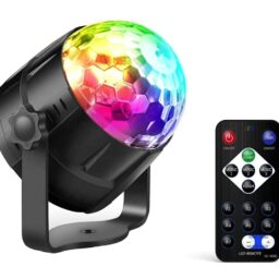 RGB LED disko kamuolys kaina internetu