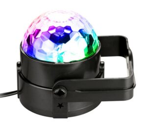 RGB LED disko kamuolys kaina internetu