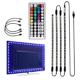 RGB LED juostų rinkinys, skirtas apšviesti TV kaina internetu