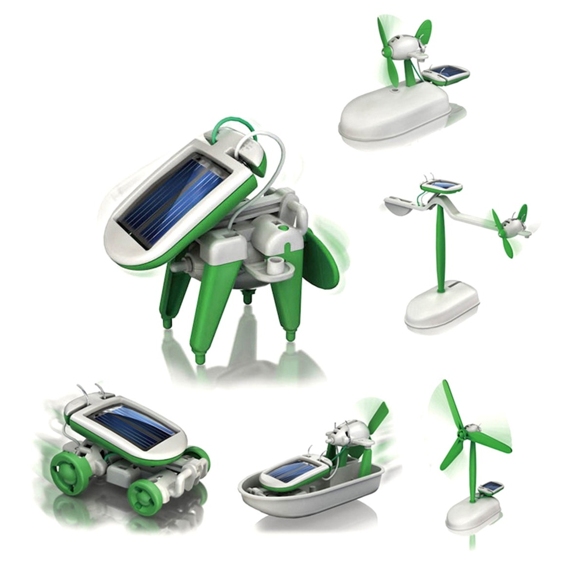 Saulės energijos konstruktorius 6in1 kaina internetu