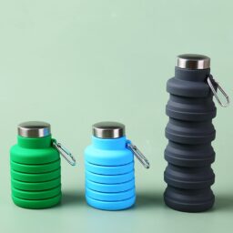 Silikoninė gertuvė 550ml. - Mėlyna kaina internetu