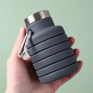 Silikoninė gertuvė 550ml. - Mėlyna kaina internetu