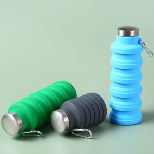 Silikoninė gertuvė 550ml. - Mėlyna kaina internetu