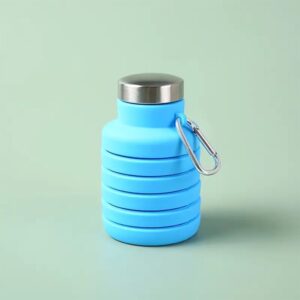 Silikoninė gertuvė 550ml. - Mėlyna kaina internetu