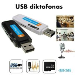 Slaptas USB Diktofonas kaina internetu