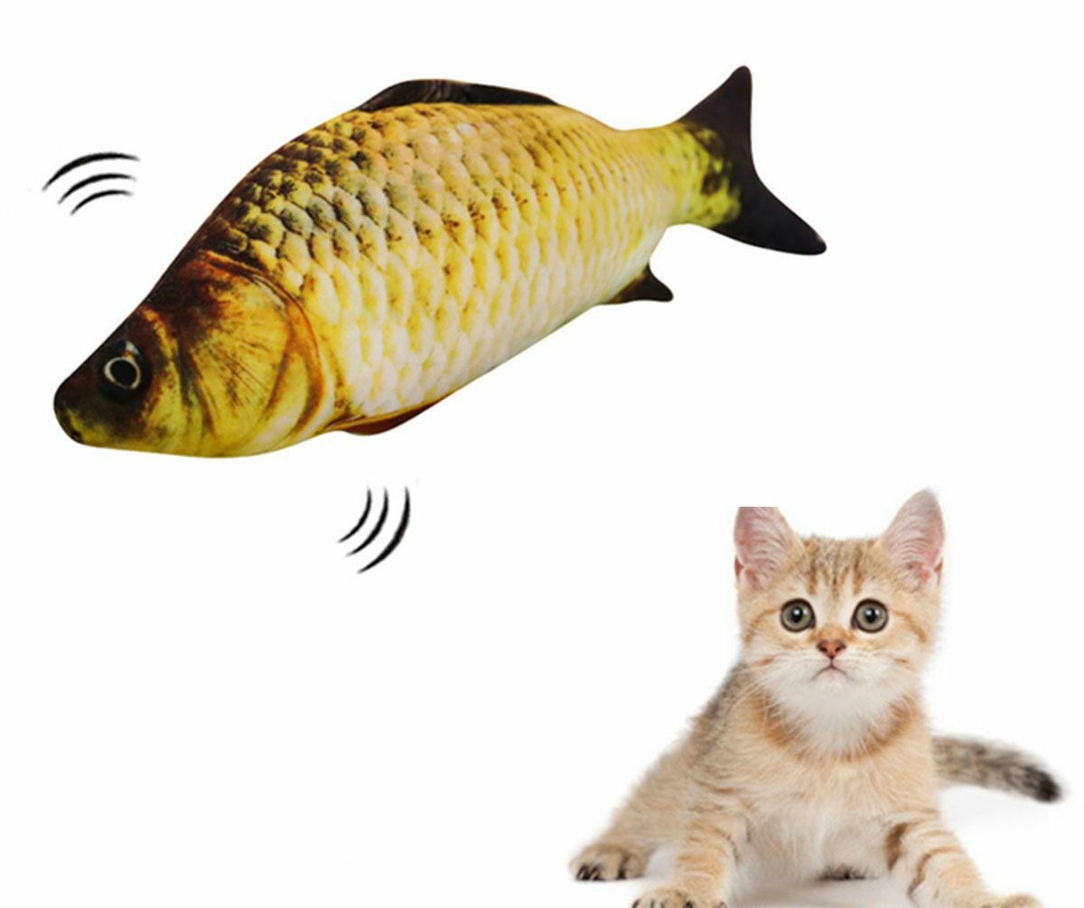 Šokinėjanti žuvis - žaislas katei kaina internetu