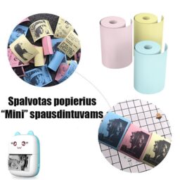Spalvotas popierius, 3vnt. kaina internetu
