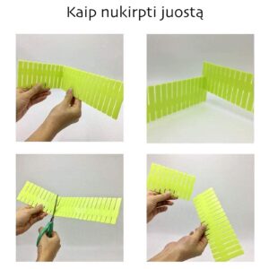 Stalčių Pertvarų Rinkinys, 4 vnt. kaina internetu