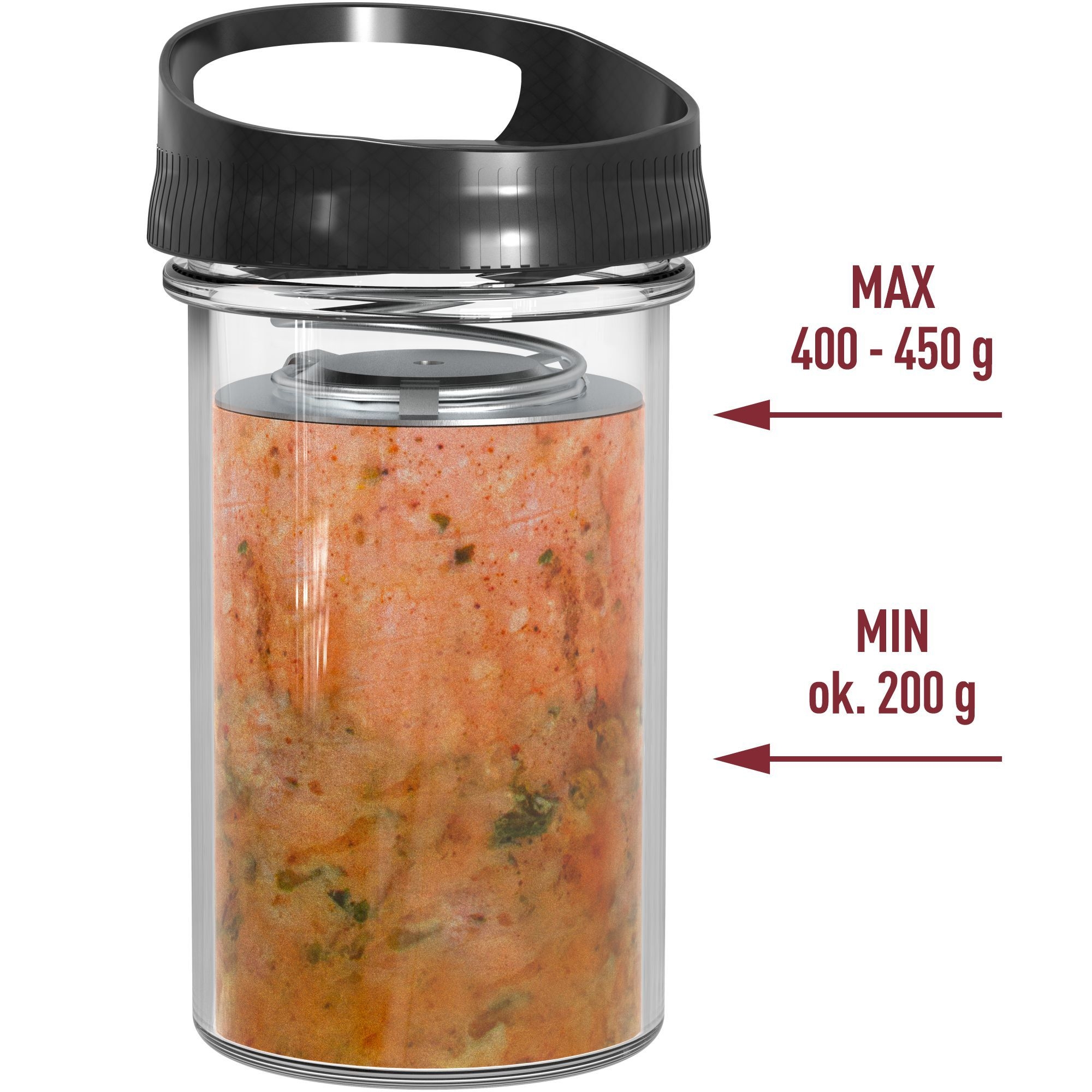 Stiklinis presuoklis – DUO rinkinys, 2 x 450 g talpos kaina internetu