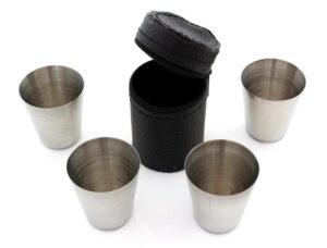 Stikliukų rinkinys dirbtinės odos dėkle (4vnt.) kaina internetu