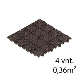 Terasų plytelės, 4vnt. (RUDA) kaina internetu