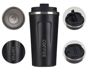 Termosinis puodelis "Coffee black" kaina internetu