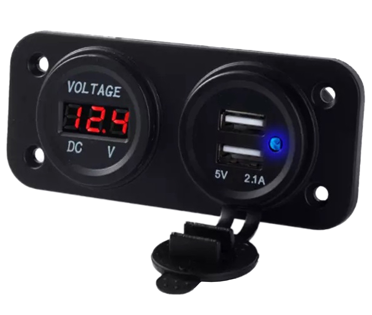 Tvirtinimo lizdas automobiliui su dviem USB kaina internetu