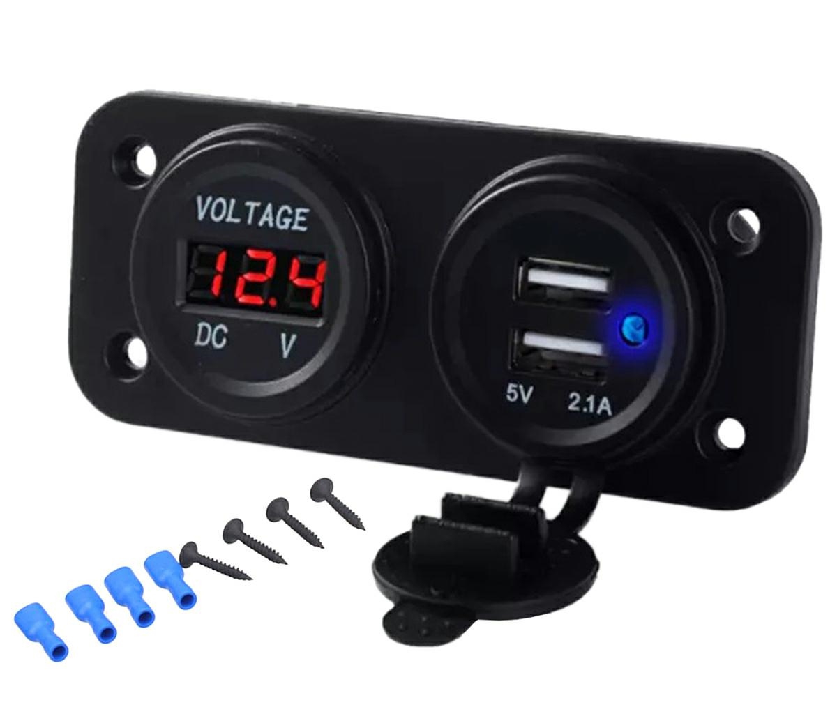 Tvirtinimo lizdas automobiliui su dviem USB kaina internetu