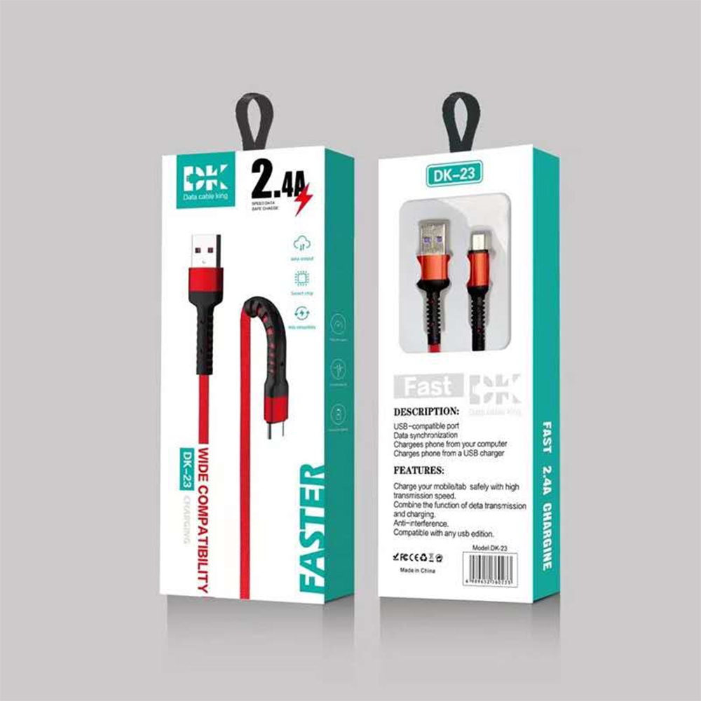 TYPE-C 1M laidas DK-23 kaina internetu