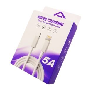 TYPE-C Į Lightning 5A Laidas 1M kaina internetu