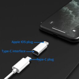 TYPE-C į lightning adapteris kaina internetu