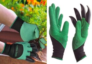 Universalios sodo pirštinės su nagais "Garden Genie Gloves" kaina internetu
