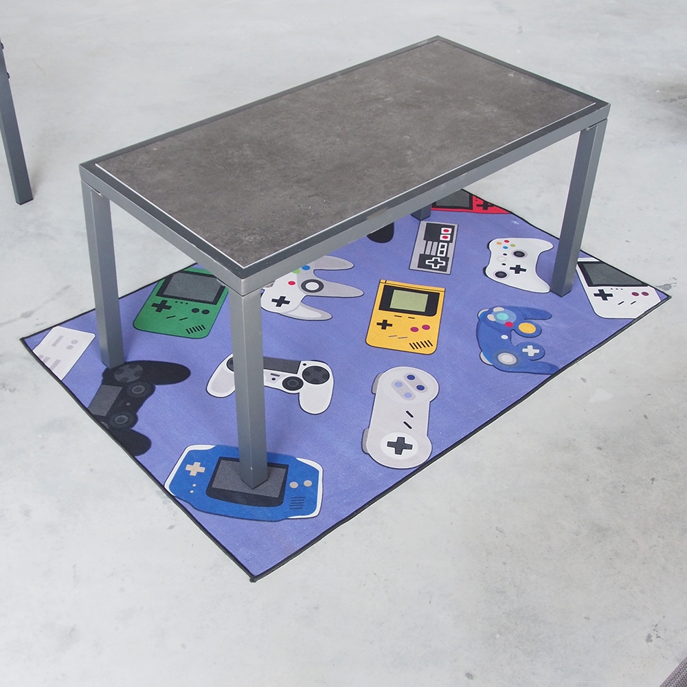 Vaikiškas kilimas "Gamer", 120x80 cm kaina internetu