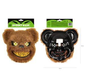 Veido kaukė su LED "Bear" kaina internetu
