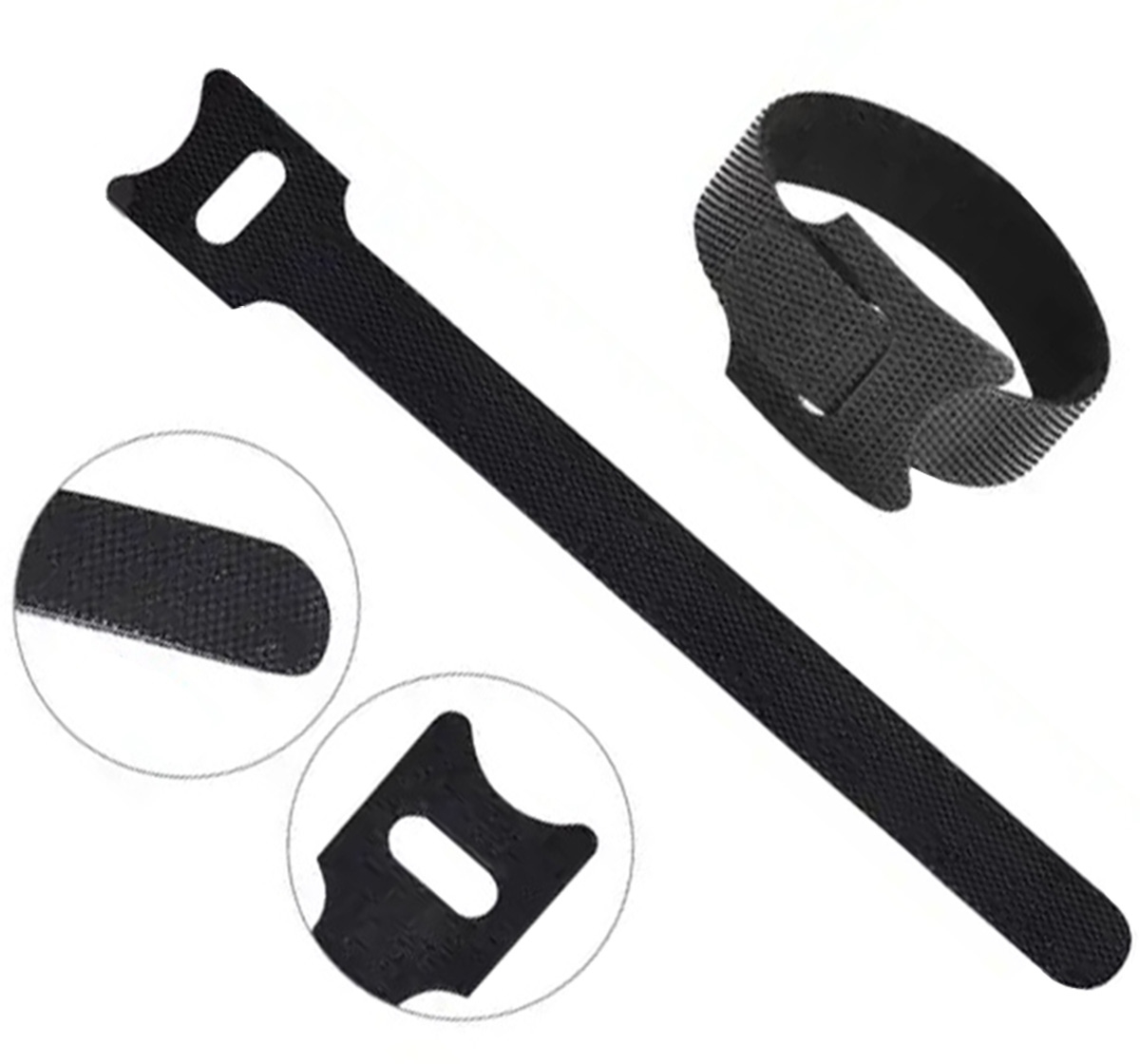 Velcro Kabelių raištelių rinkinys 50vnt. kaina internetu