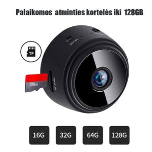 WiFi kamera su magnetu kaina internetu