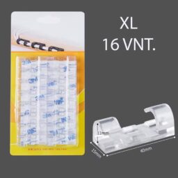 XL laidų laikikliai, 16 vnt. kaina internetu
