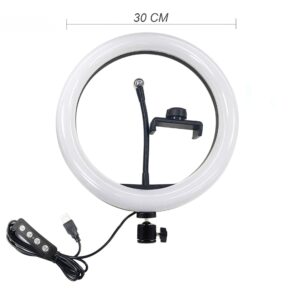 Žiedo Formos Lempa Fotografavimui, Makiažui 24W kaina internetu