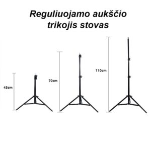 Žiedo Formos Lempa Fotografavimui, Makiažui 24W kaina internetu