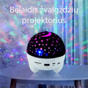 Žvaigždžių Projektorius kolonėlė (įkraunamas) kaina internetu