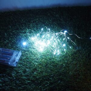 100 LED Girlianda, šaltai balta kaina internetu