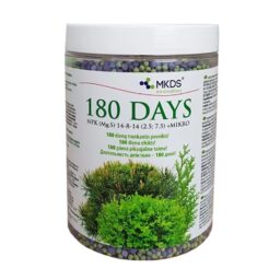 180 DAYS ilgo poveikio trąšos spygliuočiams ir visžaliams, 1 kg kaina internetu