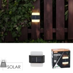 2 vnt. saulės energija įkraunami sieniniai šviestuvai kaina internetu