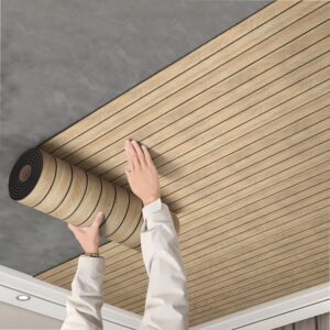 3D dekoratyvinė sienų panelė (lipni) – medžio imitacija 300 x 45 cm kaina internetu