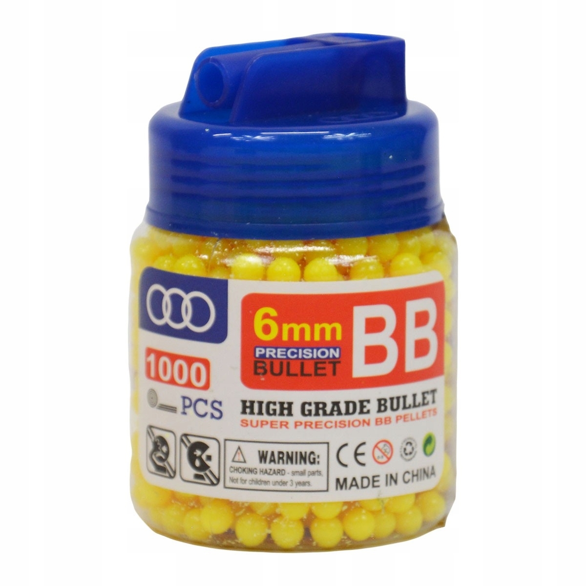 6 mm BB plastikinės kulkos - šratai 1000vnt. kaina internetu