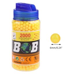 6 mm BB plastikinės kulkos - šratai 2000vnt. kaina internetu
