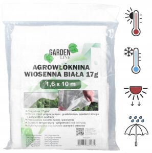 Agroplėvelė 1,6 x 10 m pavasarinė balta 17 g/m² kaina internetu