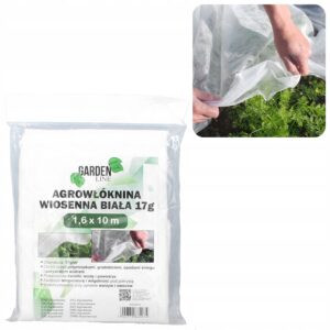 Agroplėvelė 1,6 x 10 m pavasarinė balta 17 g/m² kaina internetu