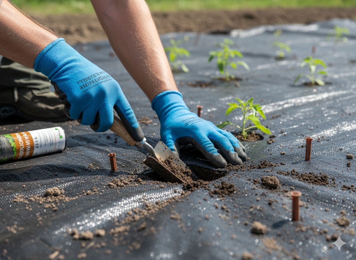 Agroplėvelė nuo piktžolių 1 x 30 m juoda 50 g/m² kaina internetu